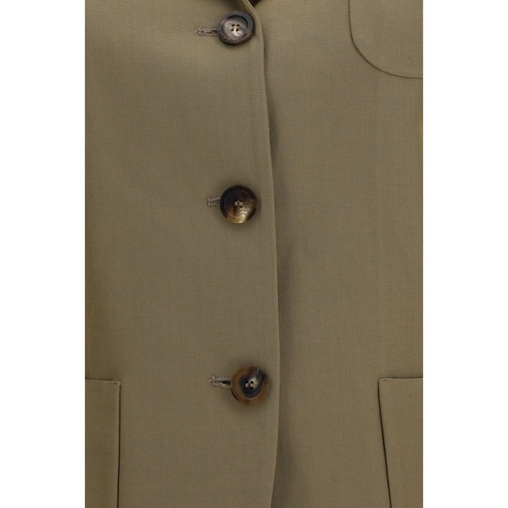 Fabiana Filippi Brown Viscose Blazer