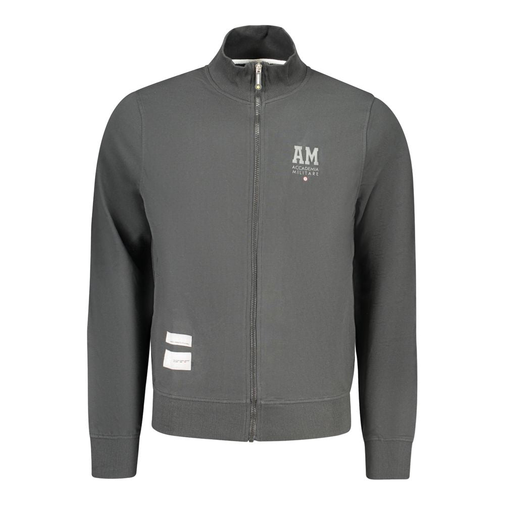 Accademia Militare Black Cotton Men Sweatshirt