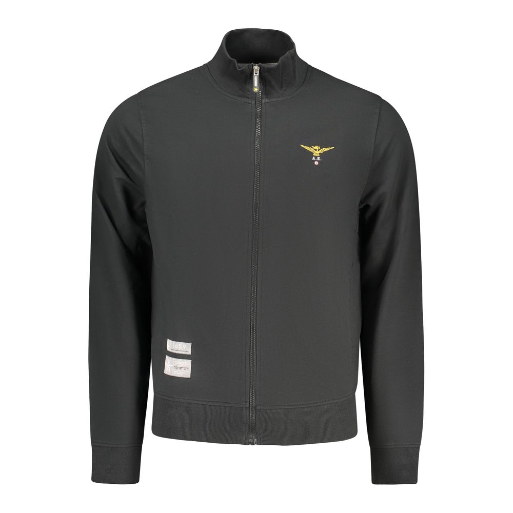 Accademia Militare Black Cotton Men Sweatshirt