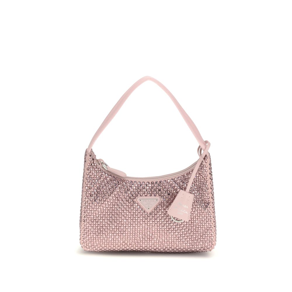 Prada Multicolor Viscose Shoulder Bag