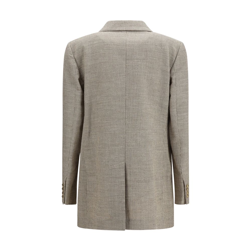 Blazé Milano Beige Cotton Blazer
