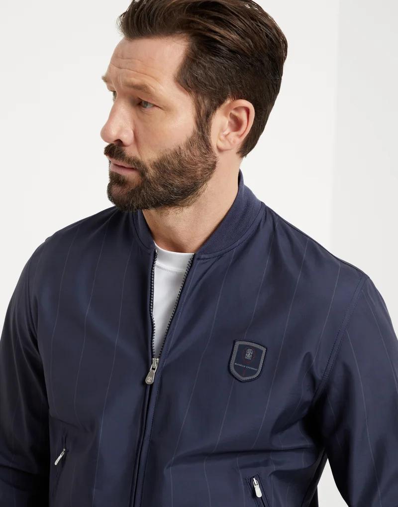 Brunello Cucinelli Blue Polyester Sweatshirt