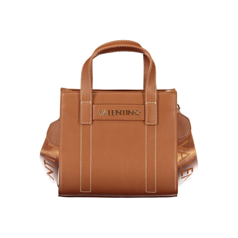Valentino Brown Polyethylene Handbag