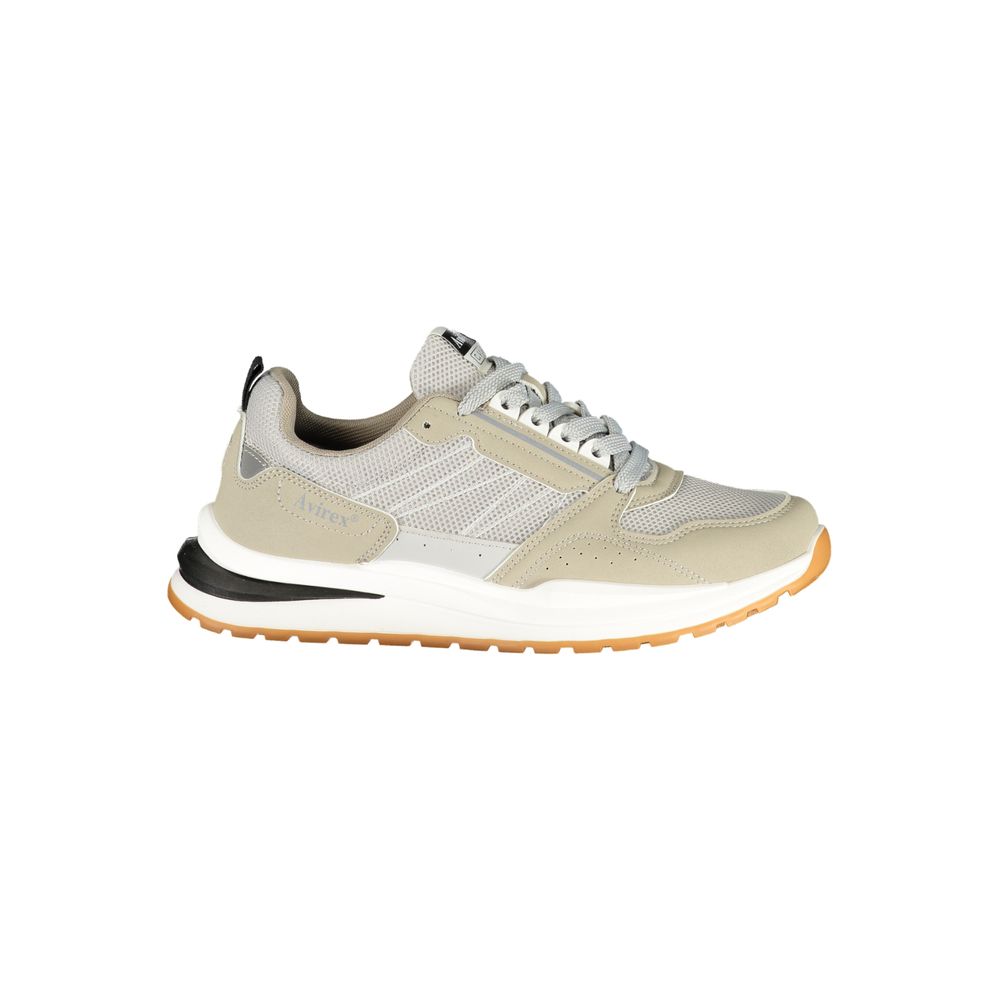 Avirex Gray Polyester Men's Sneaker