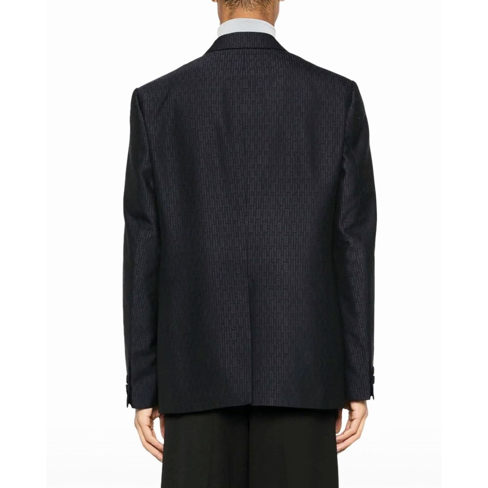 Fendi Blue Wool Blazer