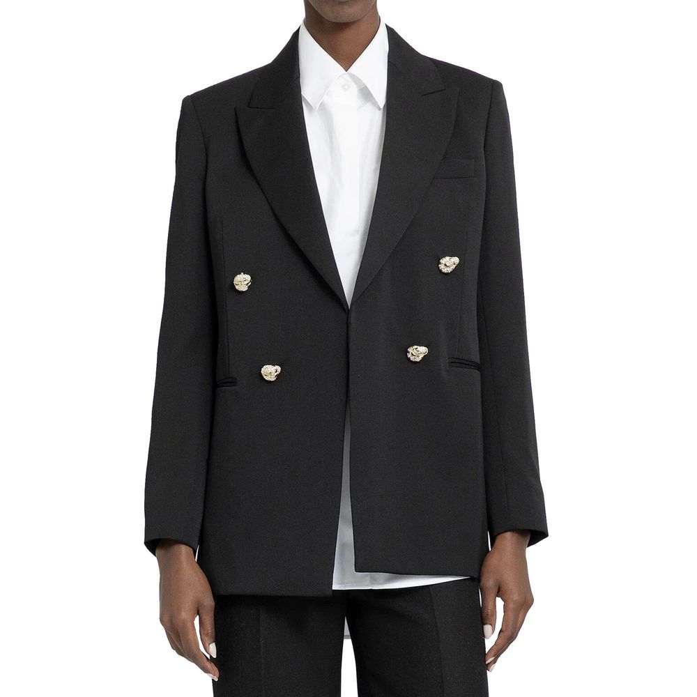 Lanvin Black Virgin Wool Blazer