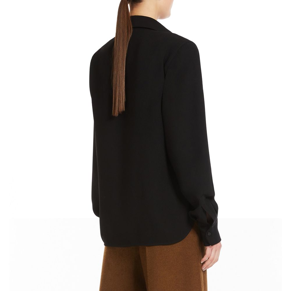 Max Mara Black Cotton Shirt
