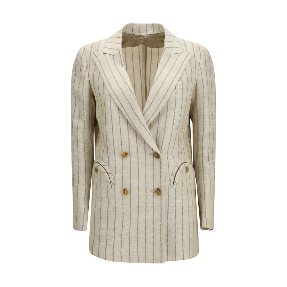 Blazé Milano Beige Linen Blazer