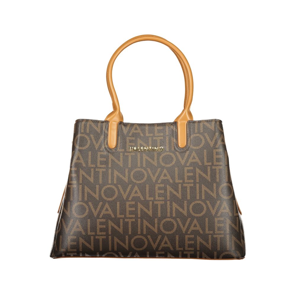 Valentino Brown Polyethylene Handbag