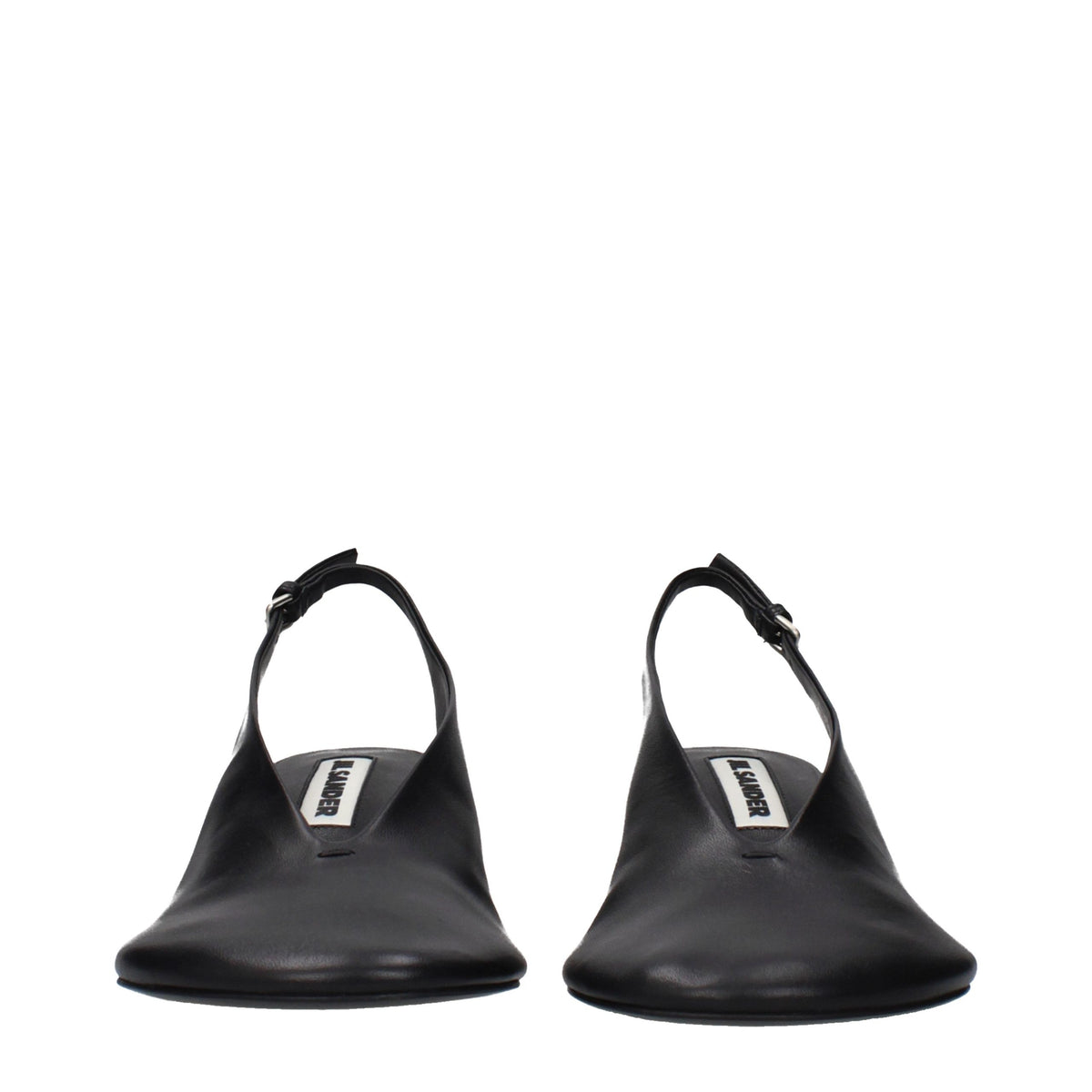 Jil Sander Black Leather High Heel Pumps