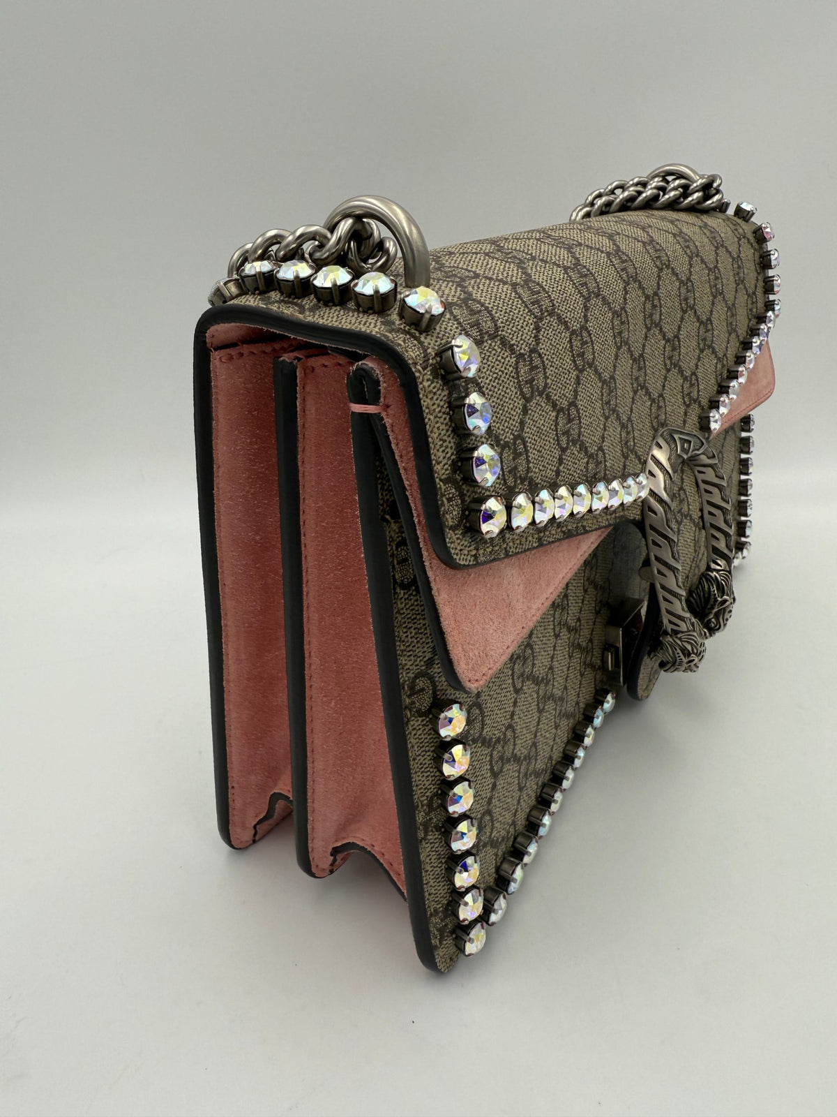 Gucci GUCCI DIONYSUS GG Supreme with Diamantes Handbag