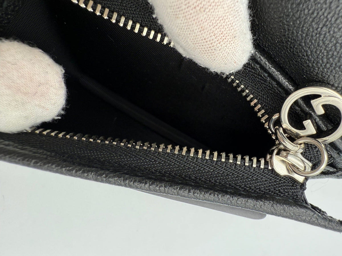 Gucci GUCCI GG BLONDIE Black Compact Wallet