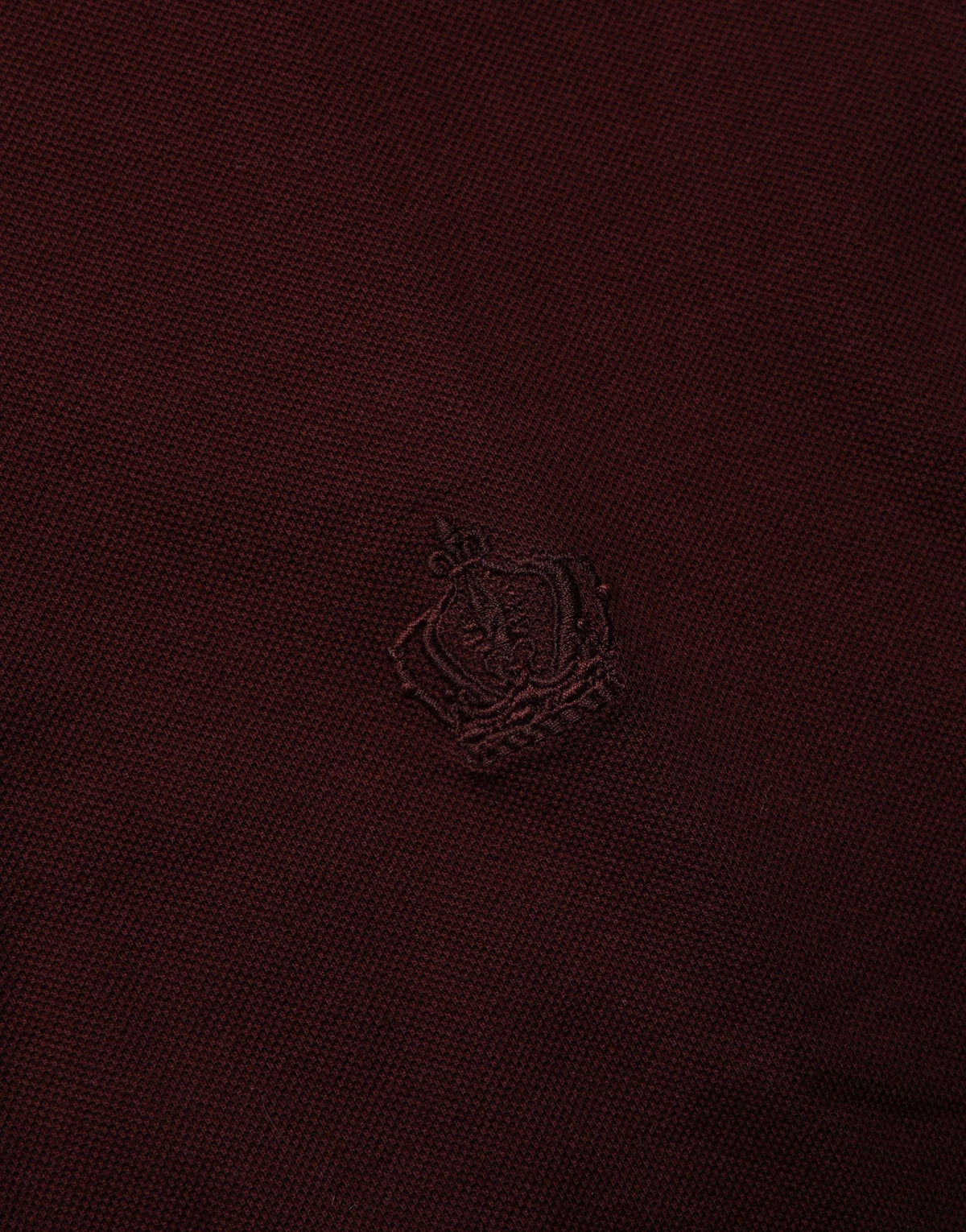 Dolce & Gabbana Maroon Collared Short Sleeves Polo T-shirt