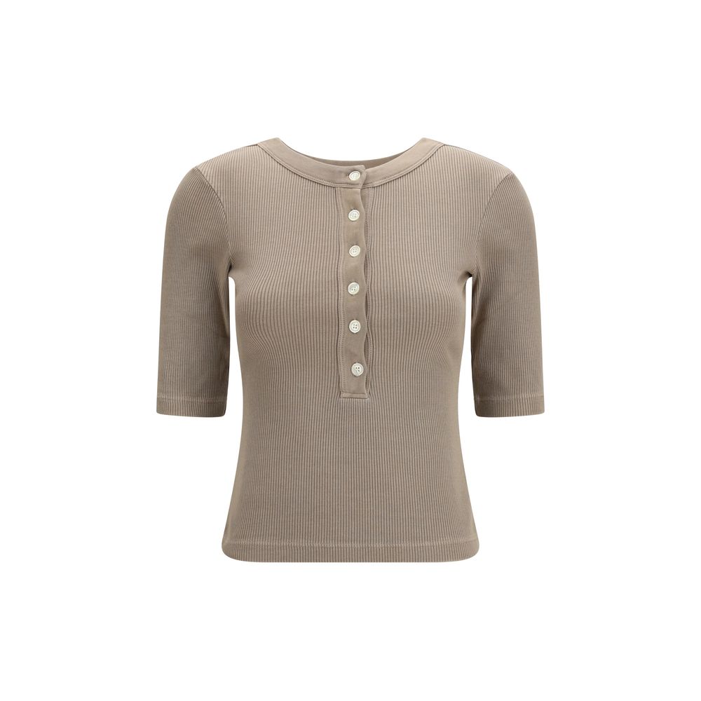 Citizens of Humanity Beige Cotton T-Shirt