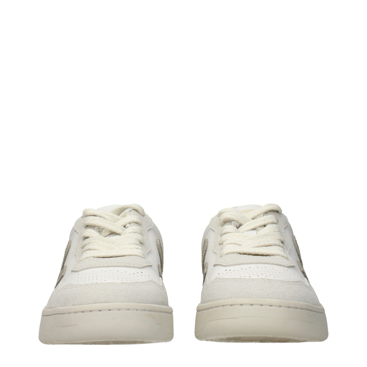 Veja White Leather Low Top Sneakers