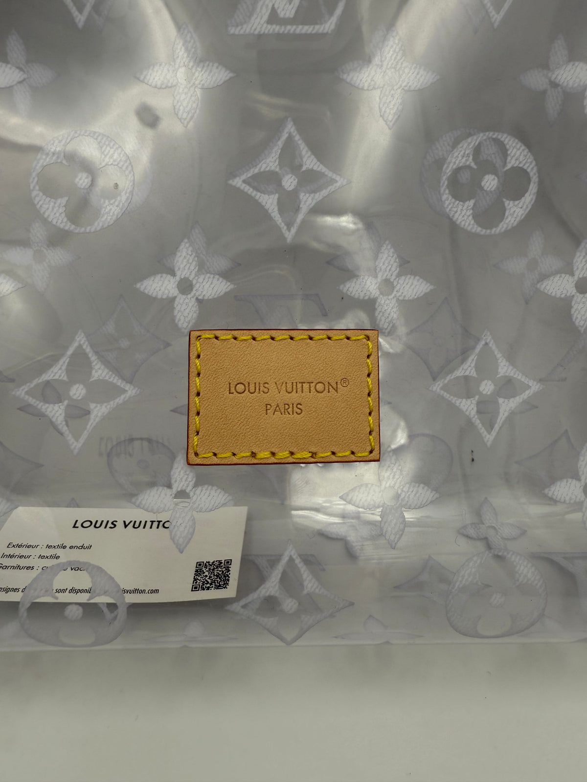 Louis Vuitton LOUIS VUITTON Monogram Transparent Pochette