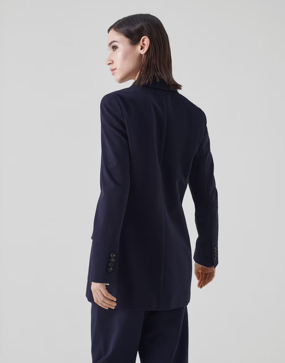Brunello Cucinelli Blue Cotton Blazer