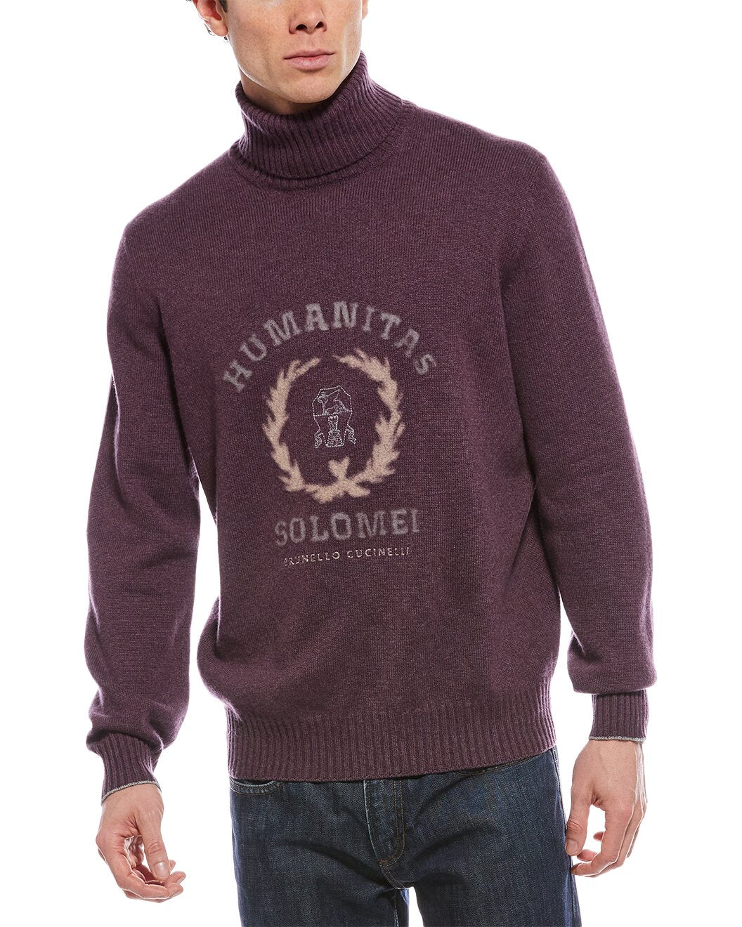 Brunello Cucinelli Brown Cashmere Turtleneck