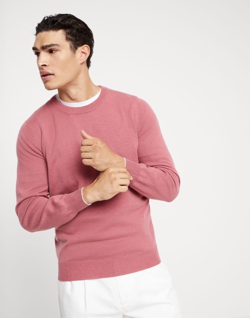 Brunello Cucinelli Bicolor Cashmere Sweater