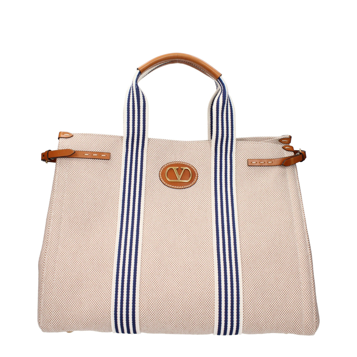 Valentino Garavani Beige Fabric Handbag