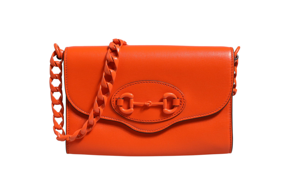 Gucci Horsebit 1955 Enamel Mini Shoulder Bag