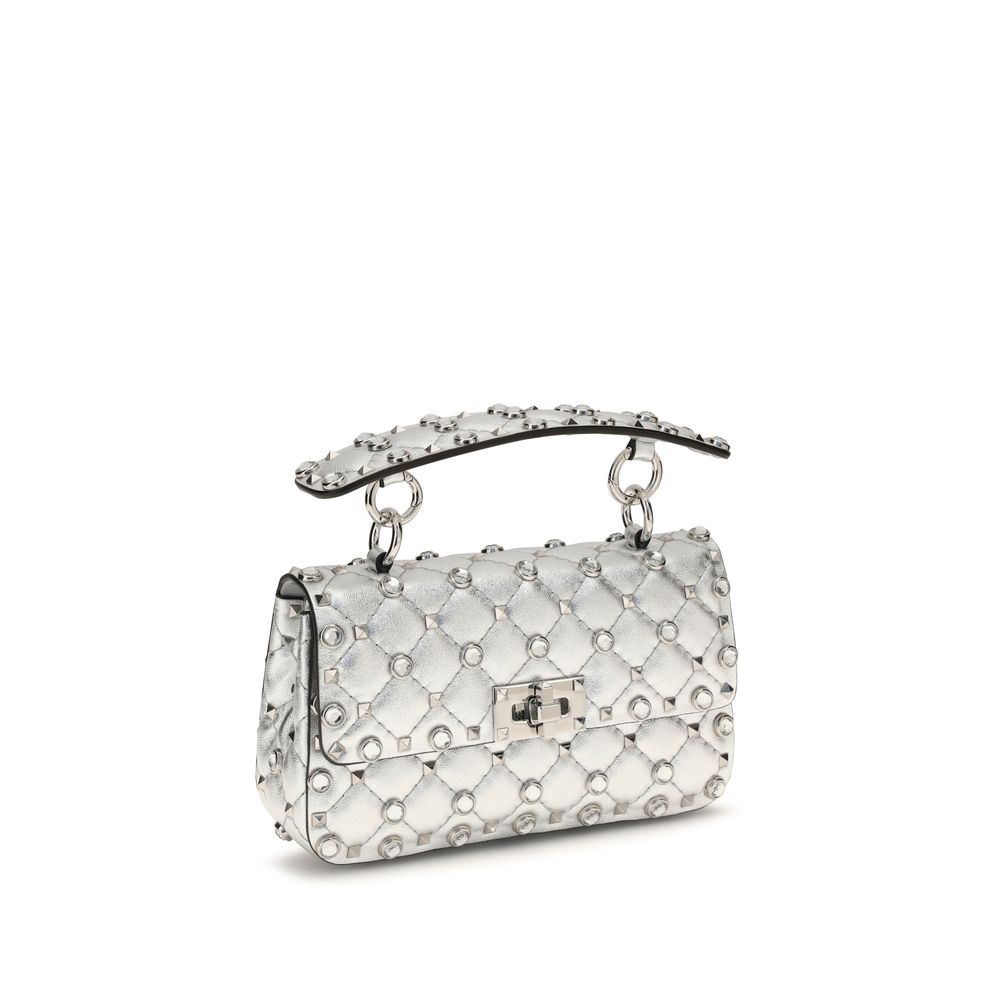 Valentino Garavani Silver Lamb Ovis Aries Aries Handbag