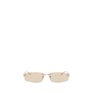 Balenciaga Beige Metal Sunglasses
