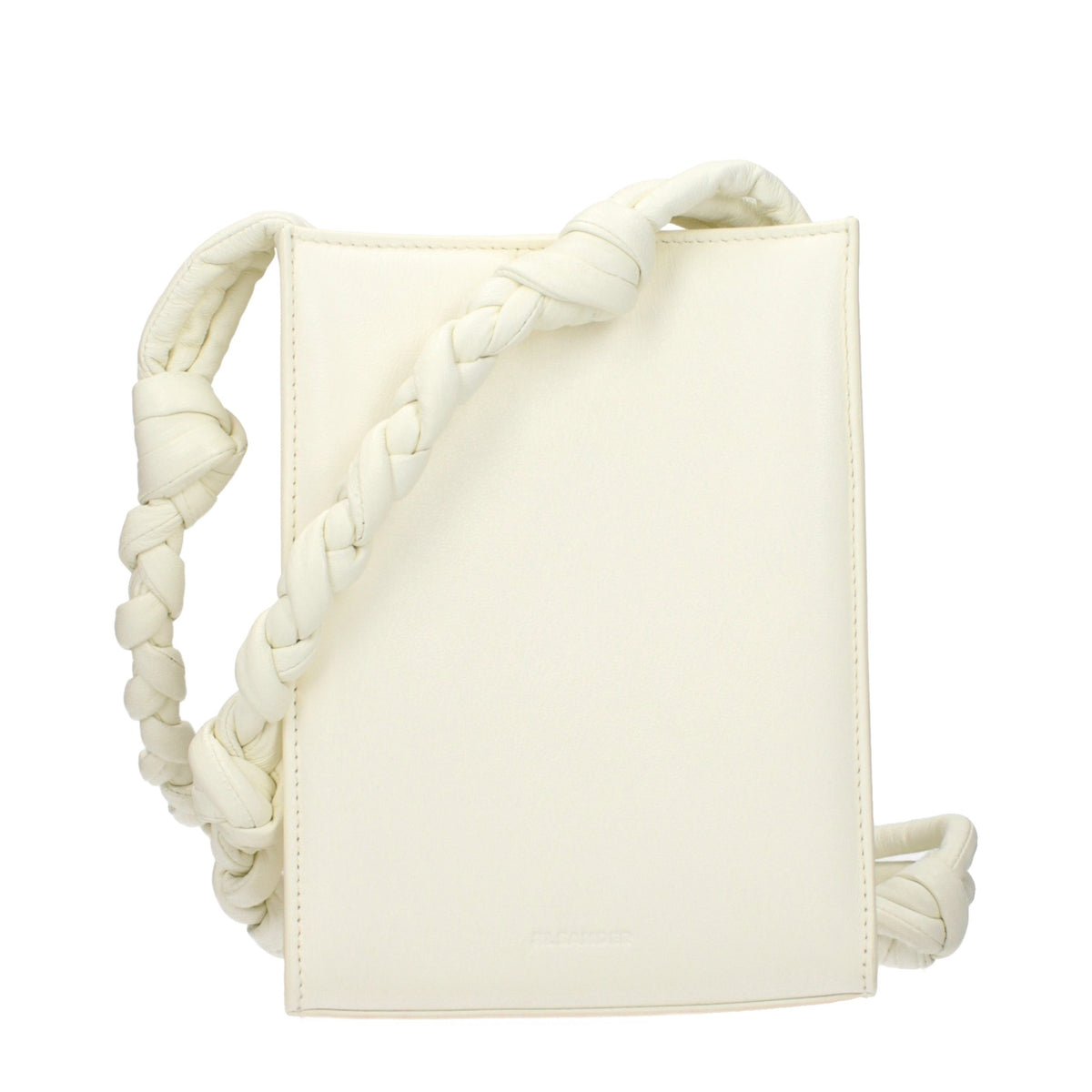 Jil Sander White Leather Crossbody Bag