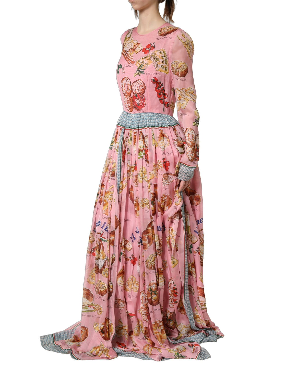 dolce and gabbana light pink dress Dolce & Gabbana Abito Maniche Corte