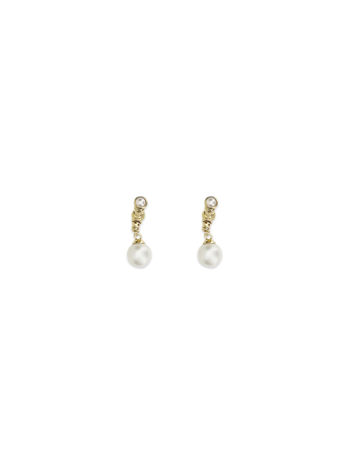 Chloé Gold Metal Earrings