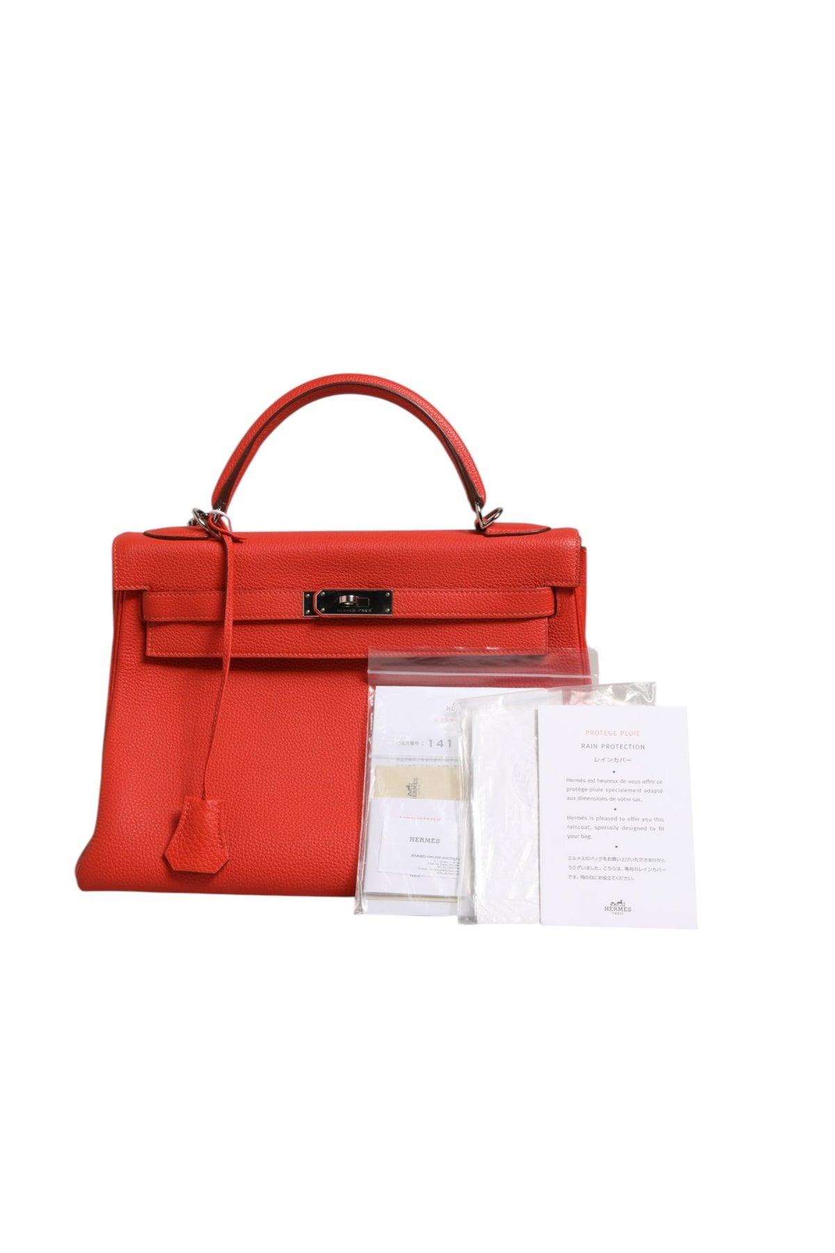 Hermès Kelly 32 Two-Way Handbag with Palladium Hardware