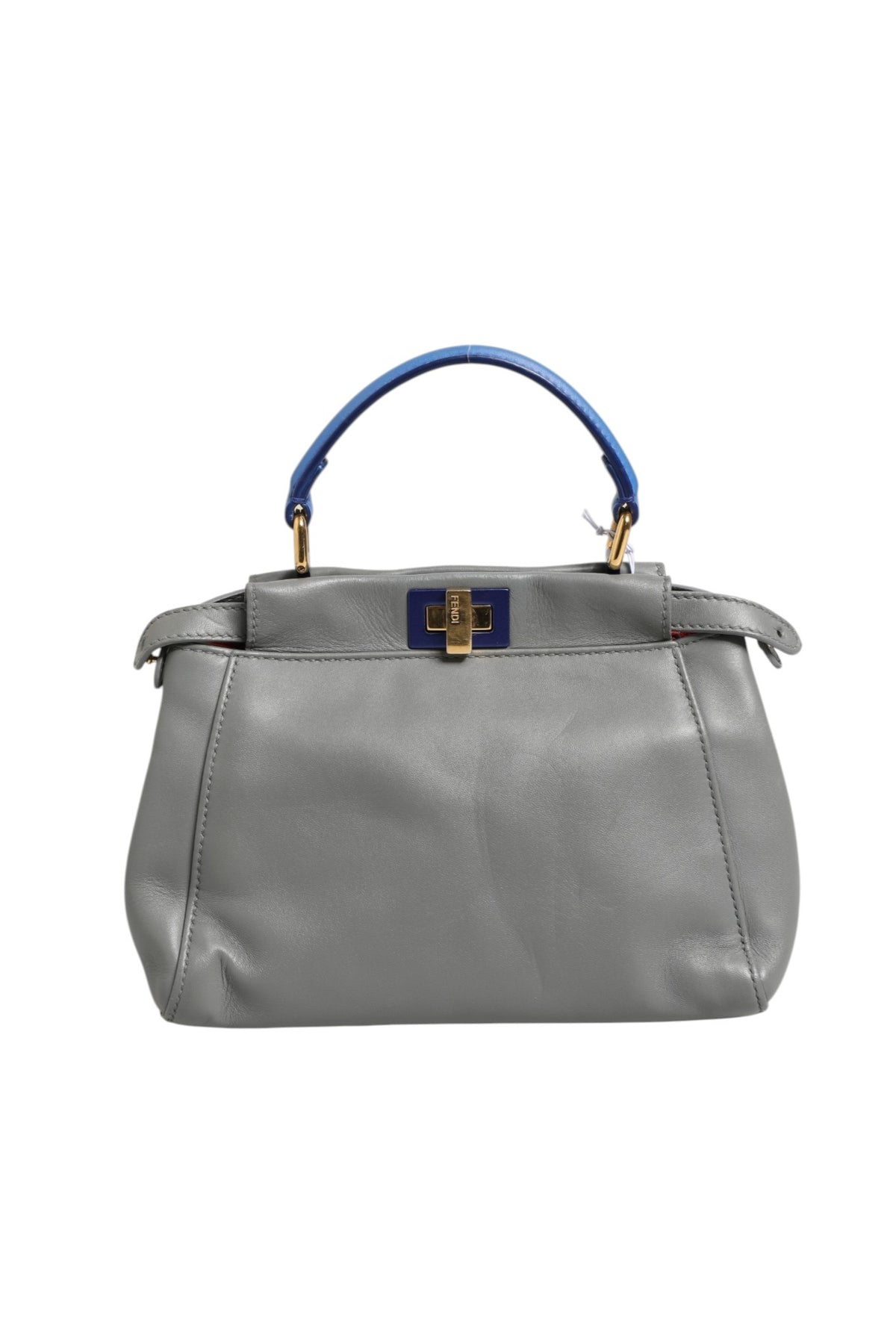 Fendi Mini Peekaboo Blue Grey