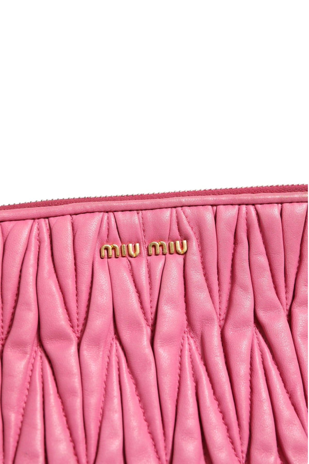 Miu Miu Matelassé Leather Shoulder Bag