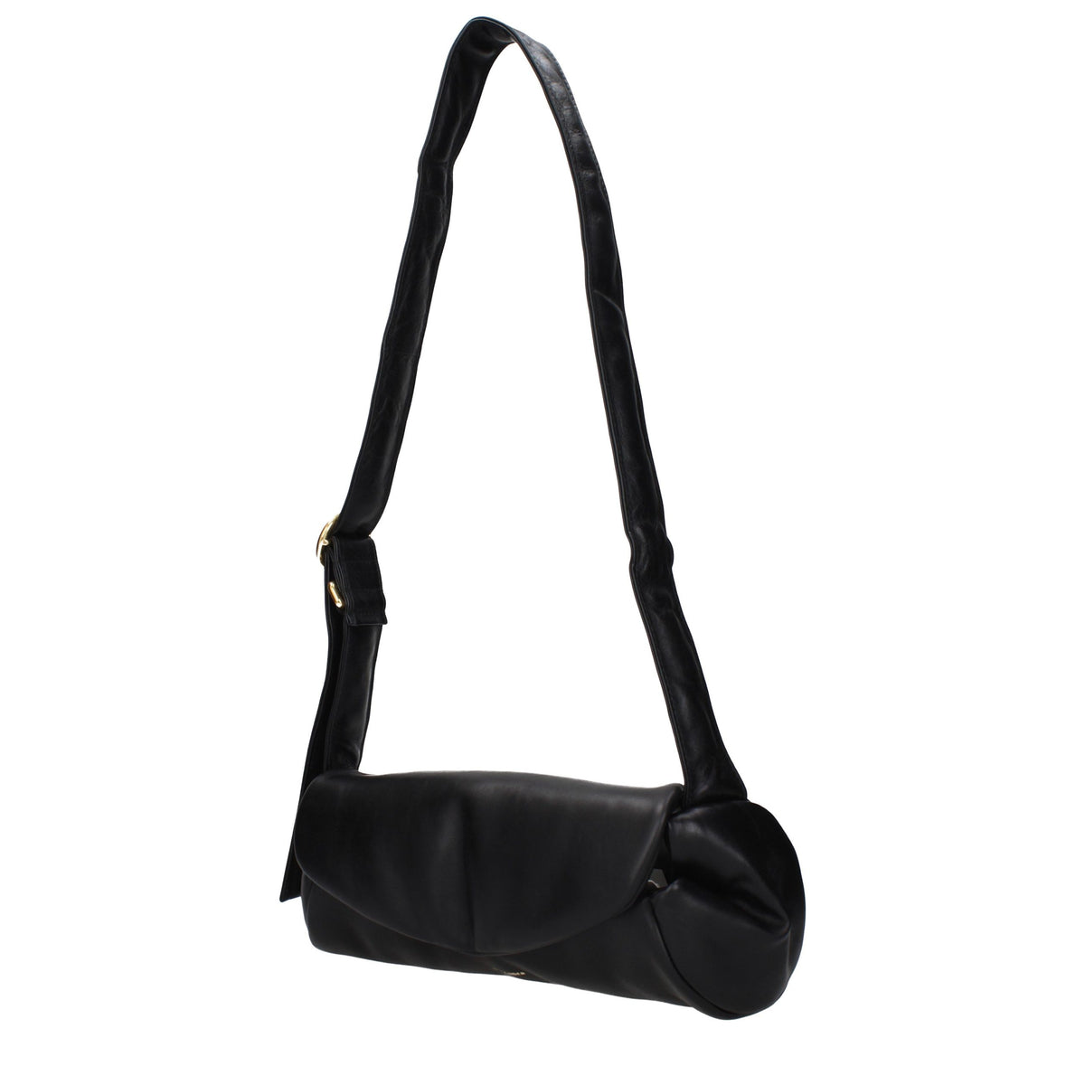 Jil Sander Black Leather Crossbody Bag
