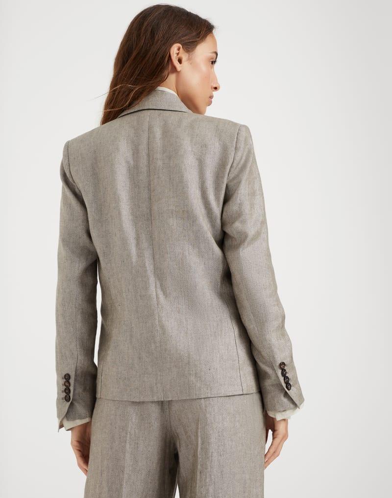Brunello Cucinelli Brown Linen Blazer