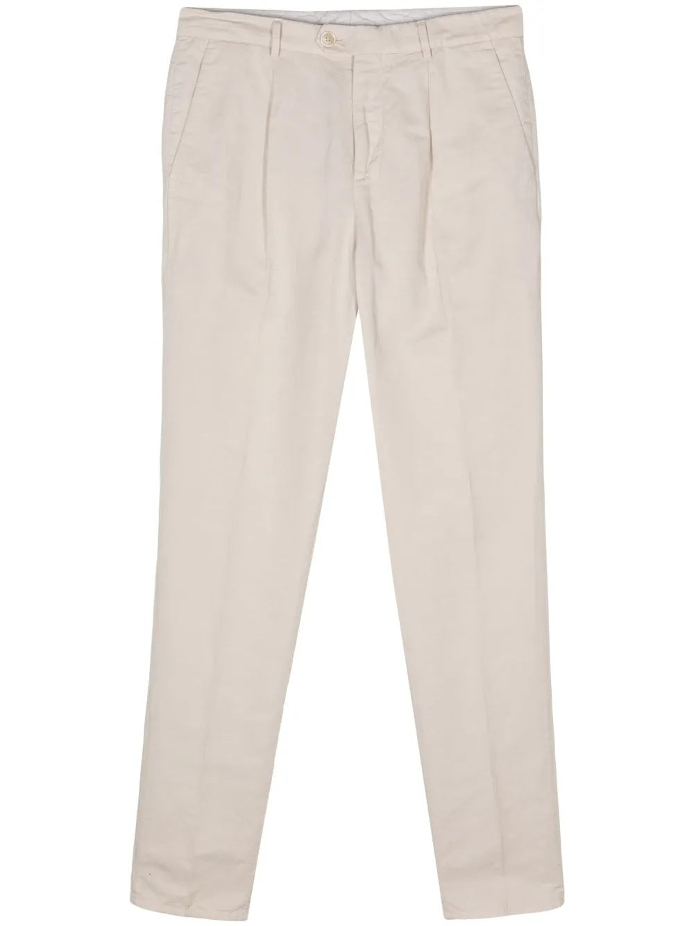 Brunello Cucinelli Beige Linen Casual Pants