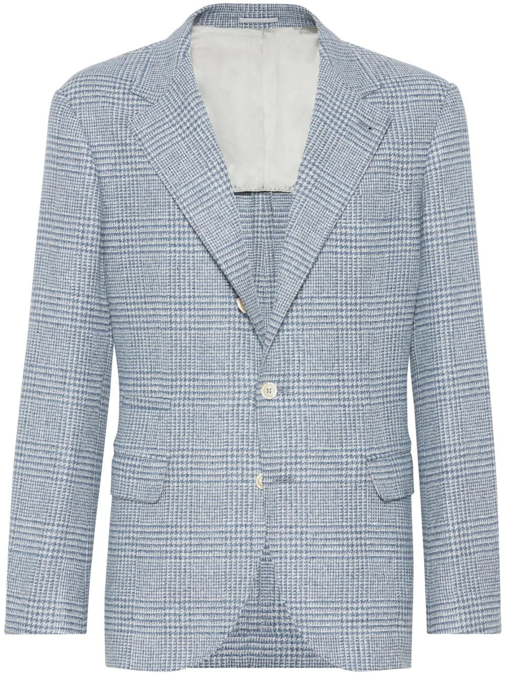 Brunello Cucinelli Light Blue Wool Blazer