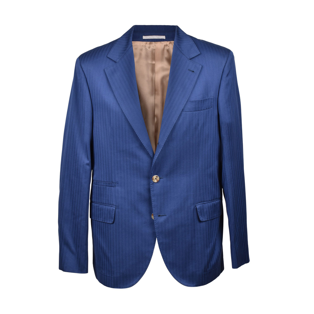 Brunello Cucinelli Bicolor Cotton Blazer