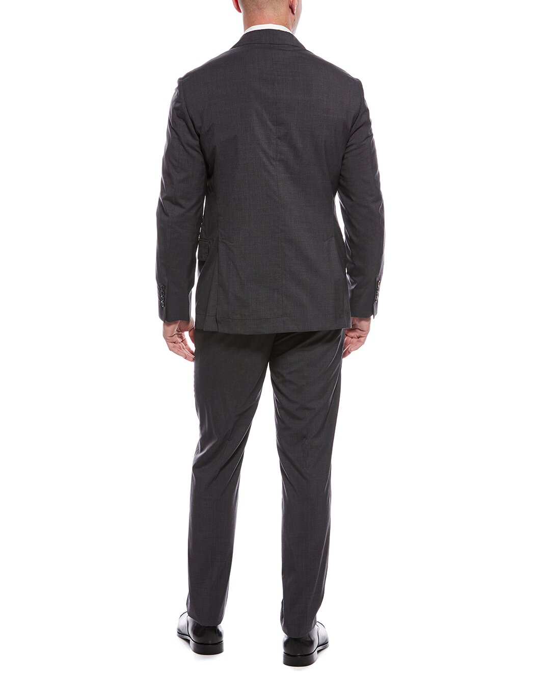 Brunello Cucinelli Gray Wool Two-Piece Suit