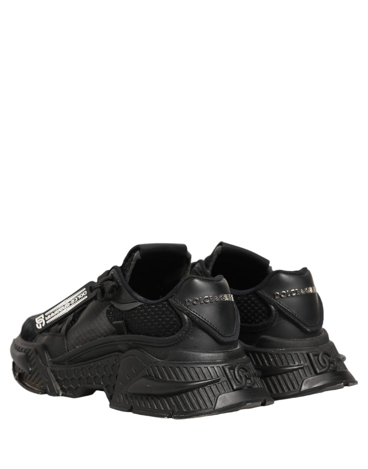 Dolce & Gabbana Black Airmaster Low Top Sneakers Shoes