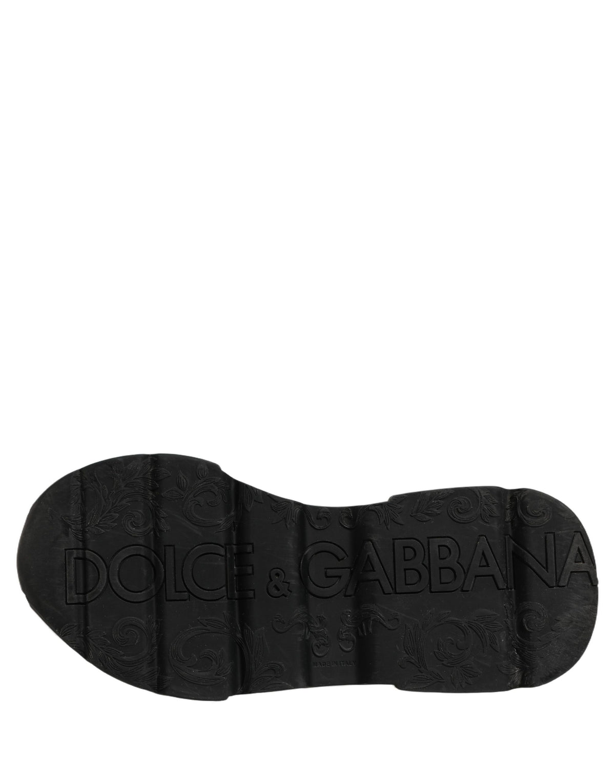 Dolce & Gabbana White Black Daymaster Low Top Men Sneakers Shoes