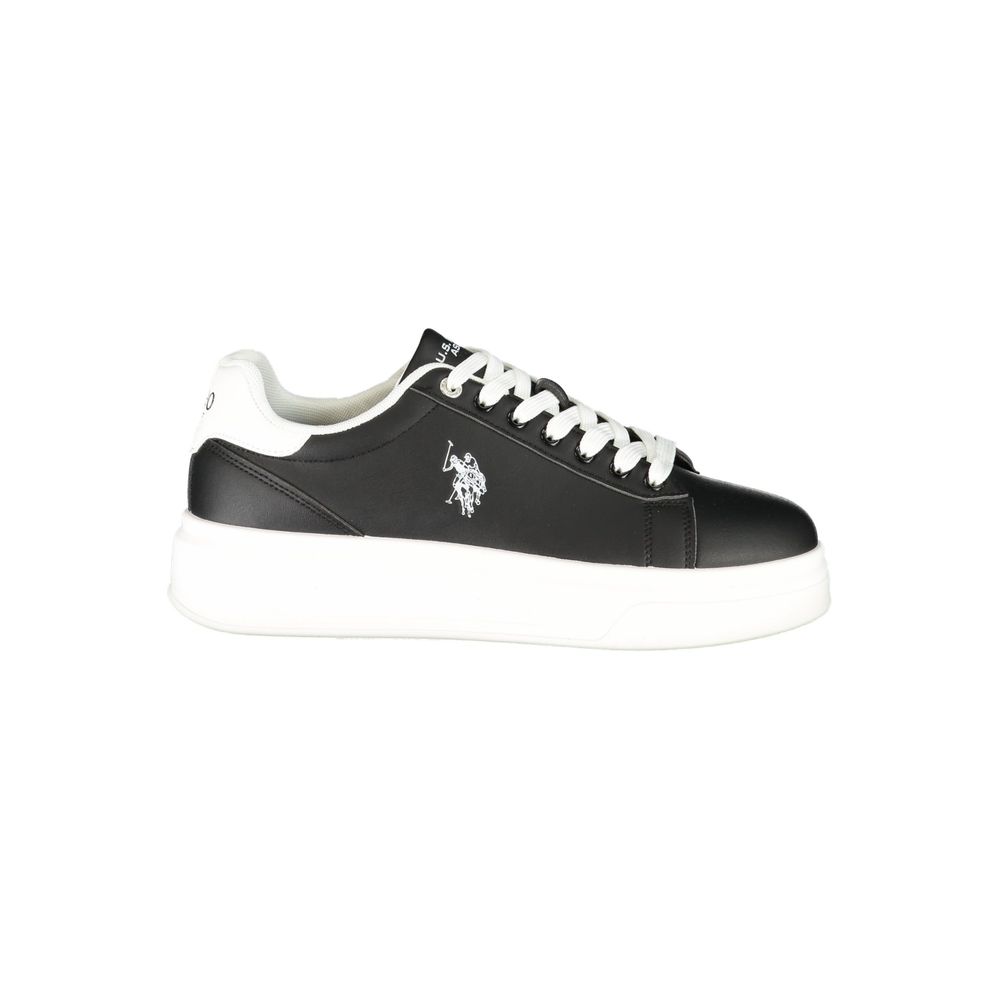 U.S. POLO ASSN. Black Polyester Athletic Sneakers