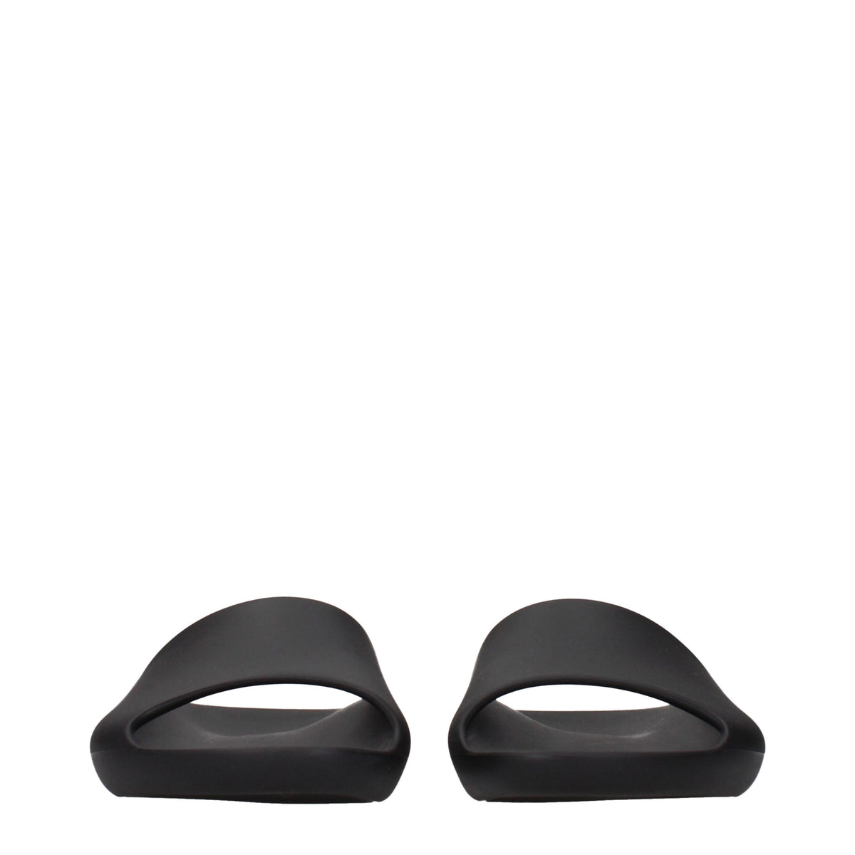 The Row Black Cotton Slippers