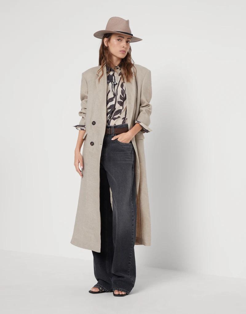 Brunello Cucinelli Bicolor Cotton Shirt