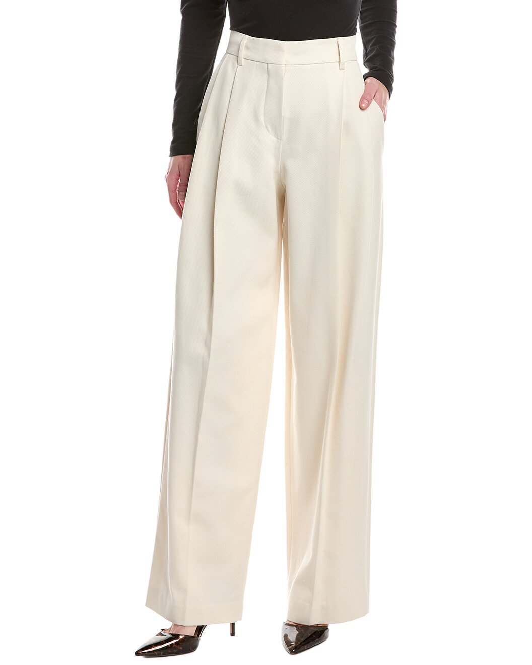 Brunello Cucinelli White Cotton Pants