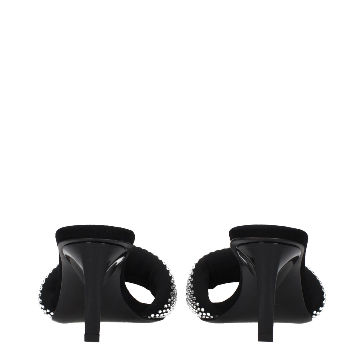 Prada Black Fabric Platform Sandals