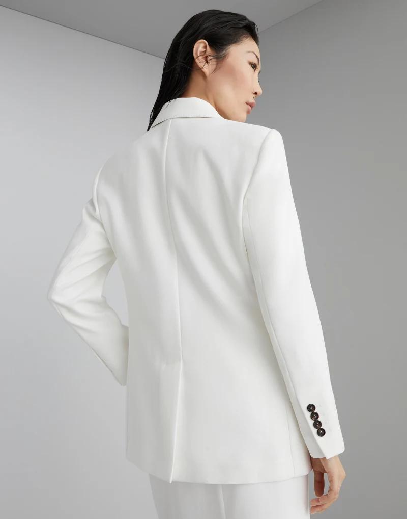 Brunello Cucinelli White Cotton Blazer