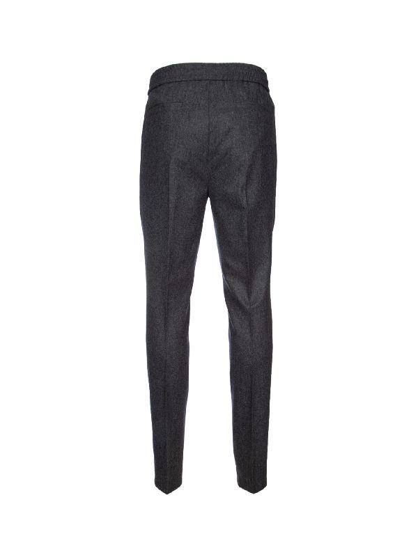 Brunello Cucinelli Gray Wool Casual Pants