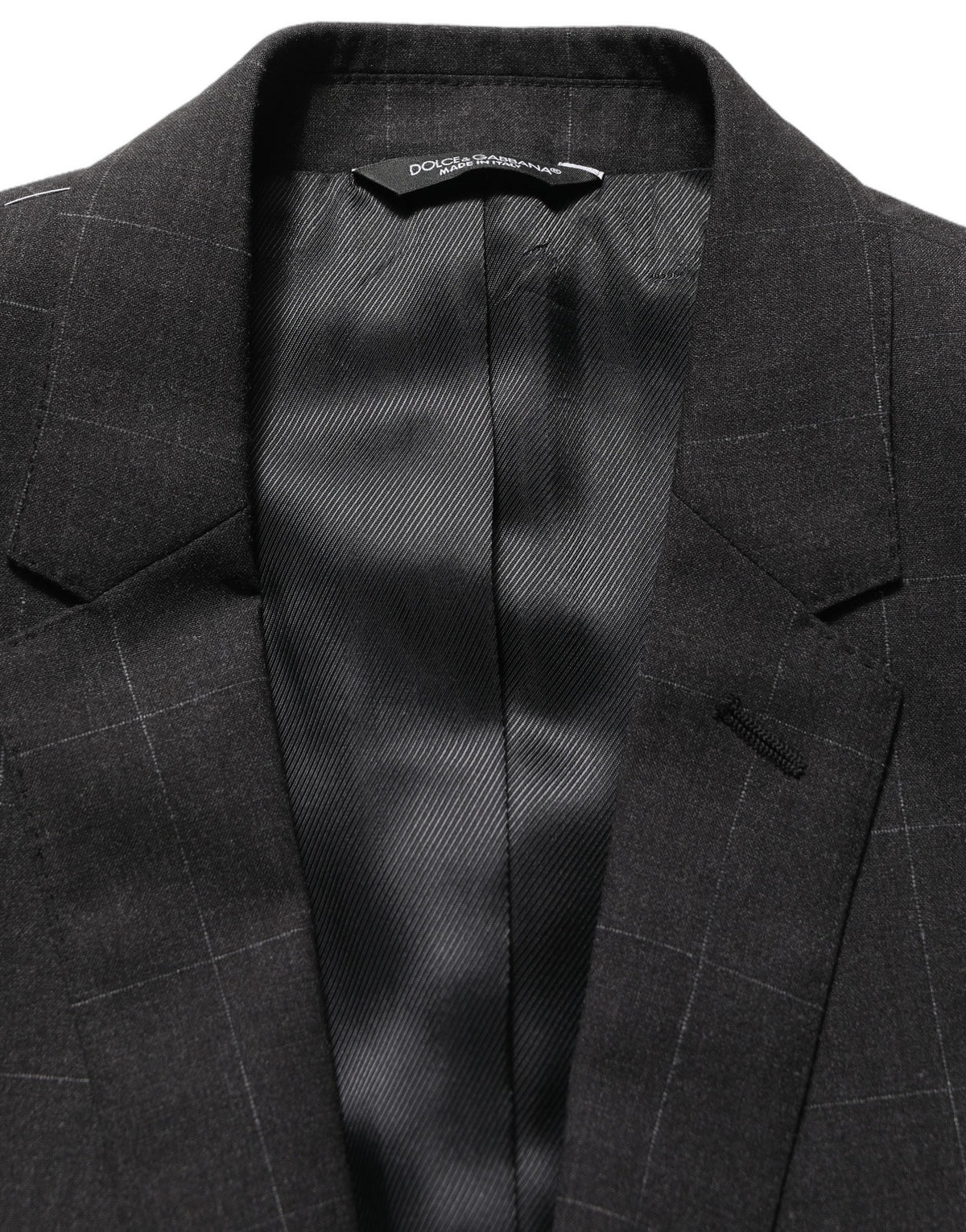 Dolce & Gabbana Black Wool Slim Fit Formal 2 Piece Men Suit