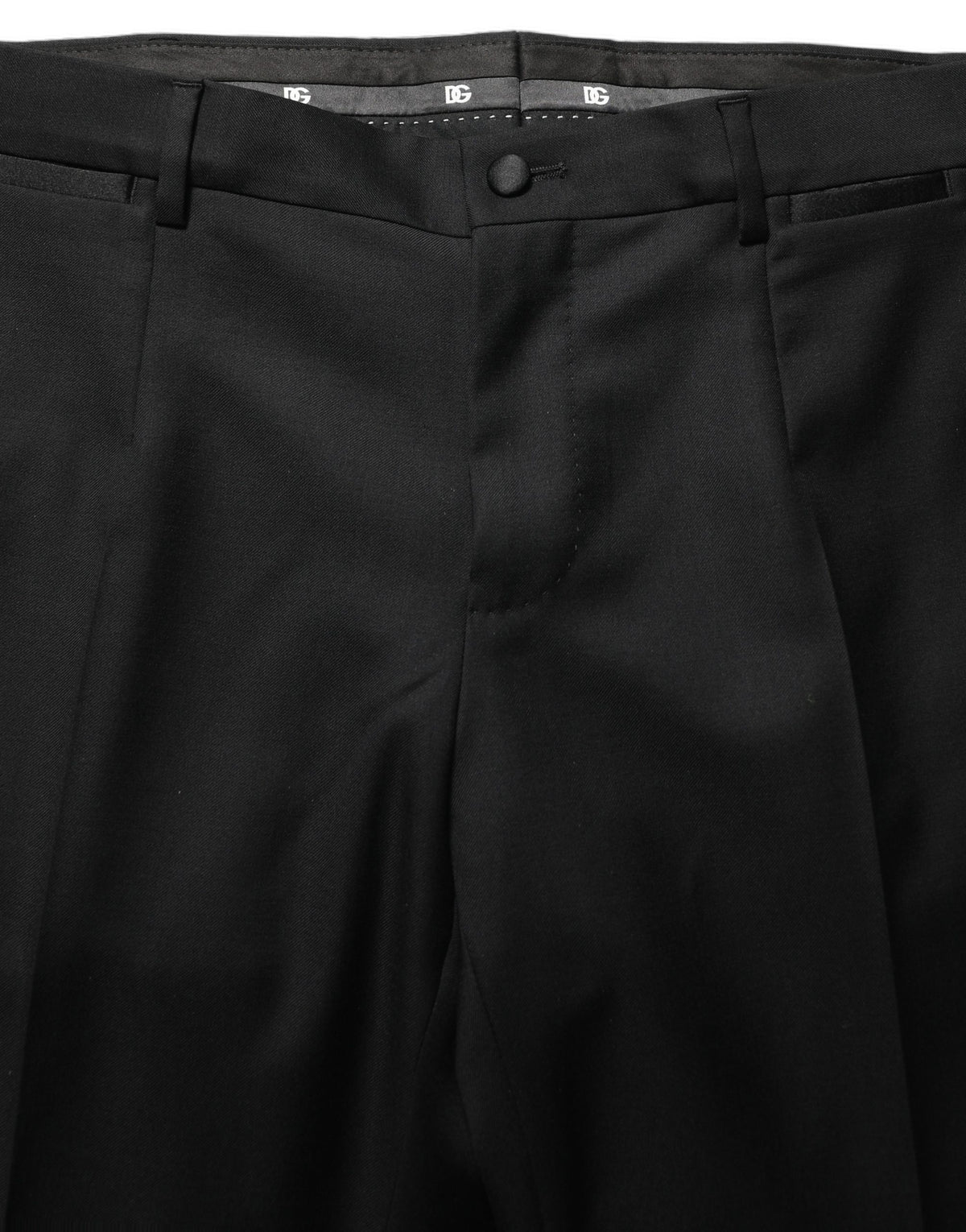 Dolce & Gabbana Black Wool Slim Fit Formal 2 Piece Men Suit